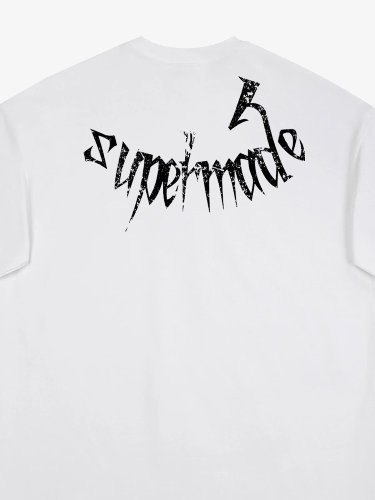 Gothic Skull Distressed Letter T-Shirt - Image 30