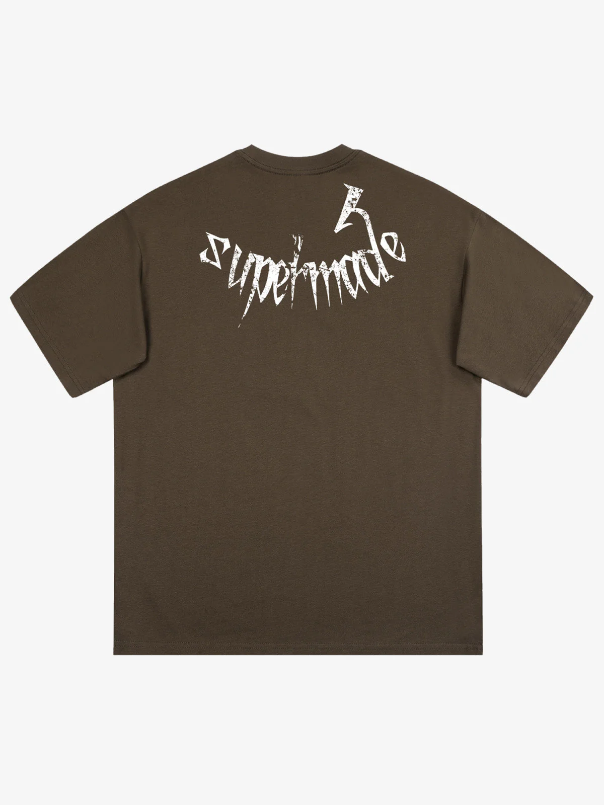 Gothic Skull Distressed Letter T-Shirt - Image 6