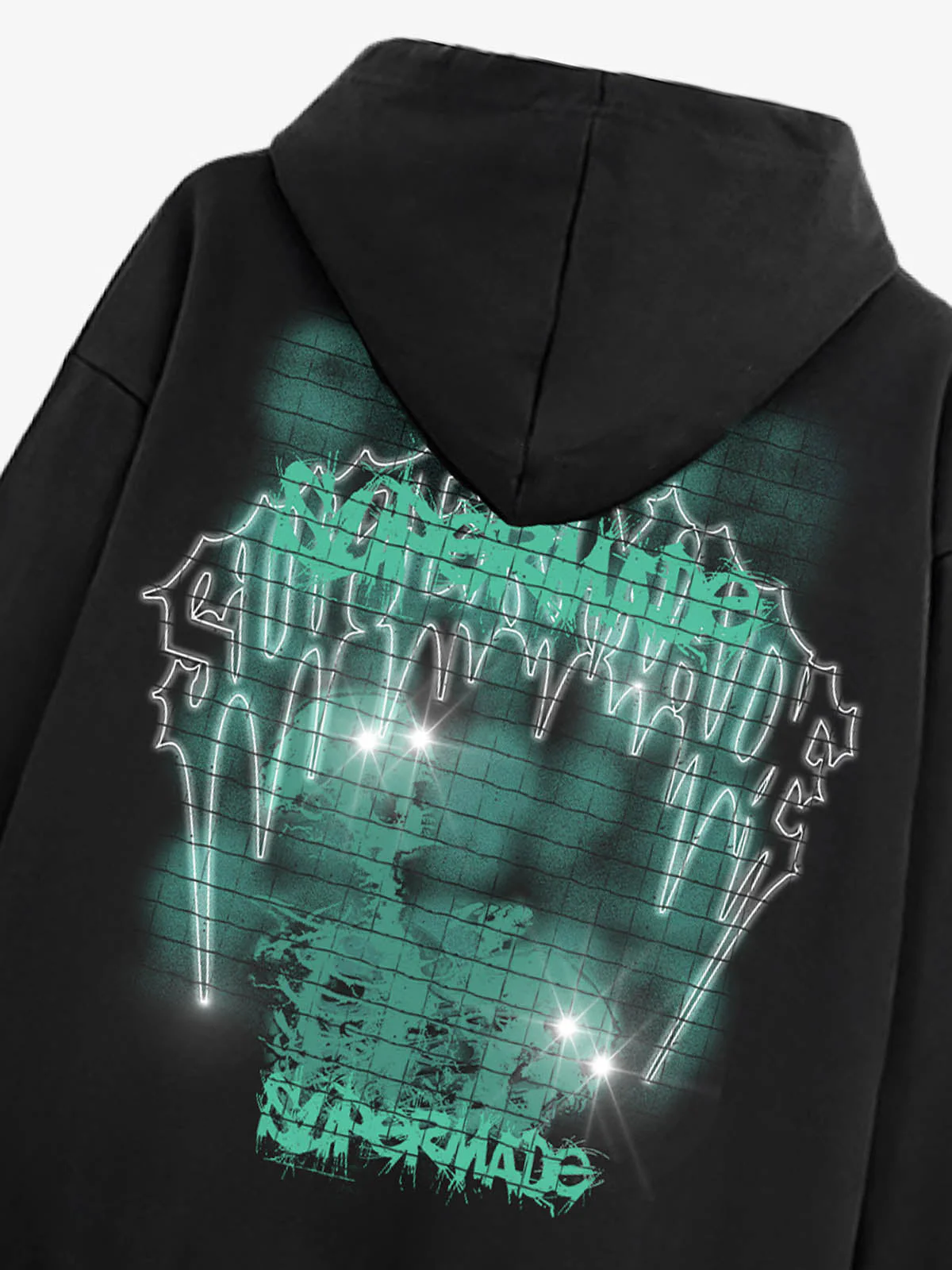 Gothic Skull Graphic Hoodie - Image 11