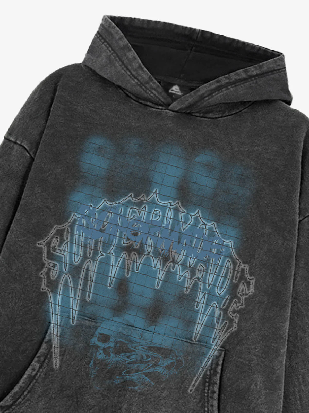 Gothic Skull Graphic Hoodie - Image 15