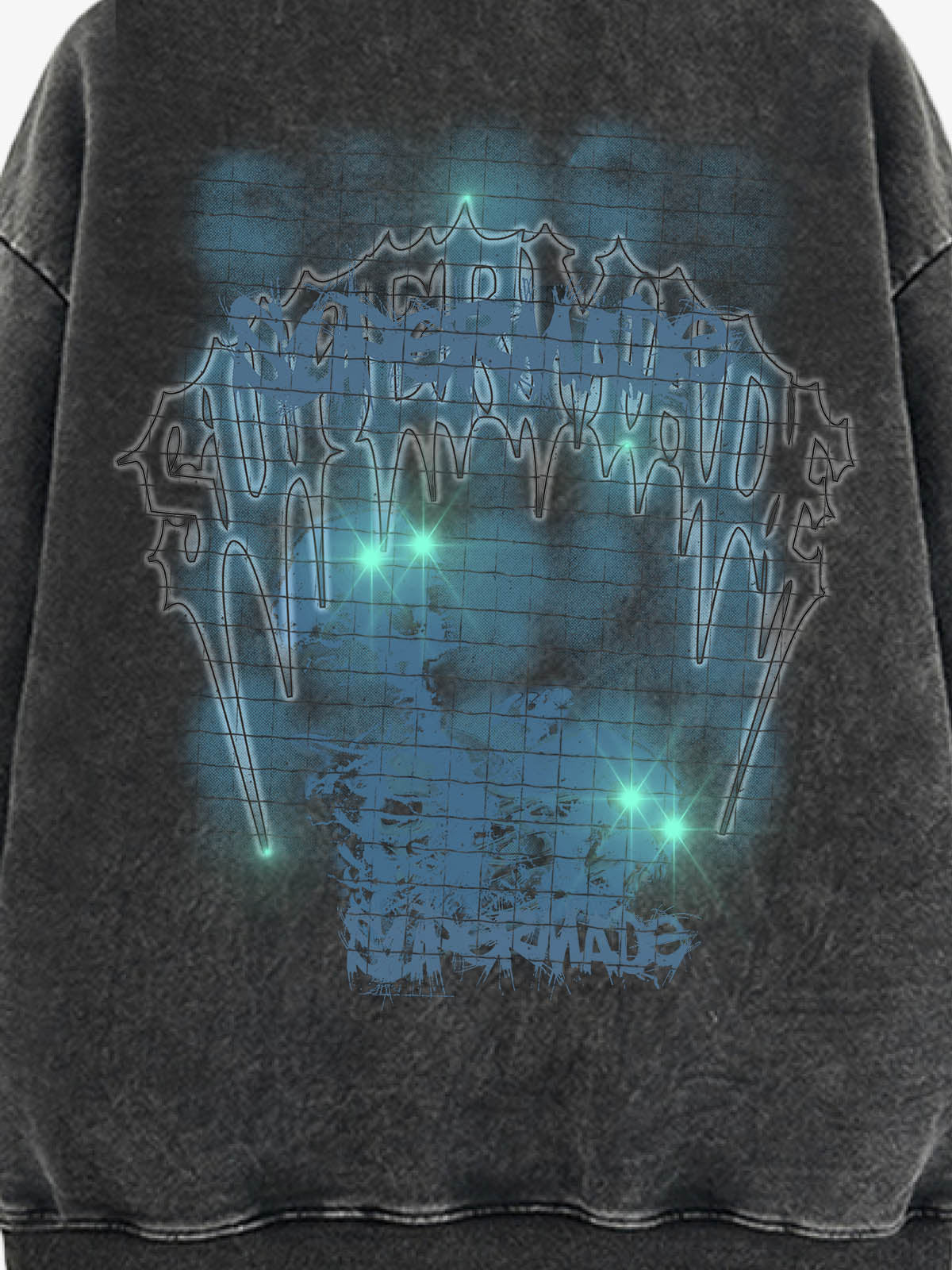 Gothic Skull Graphic Hoodie - Image 17