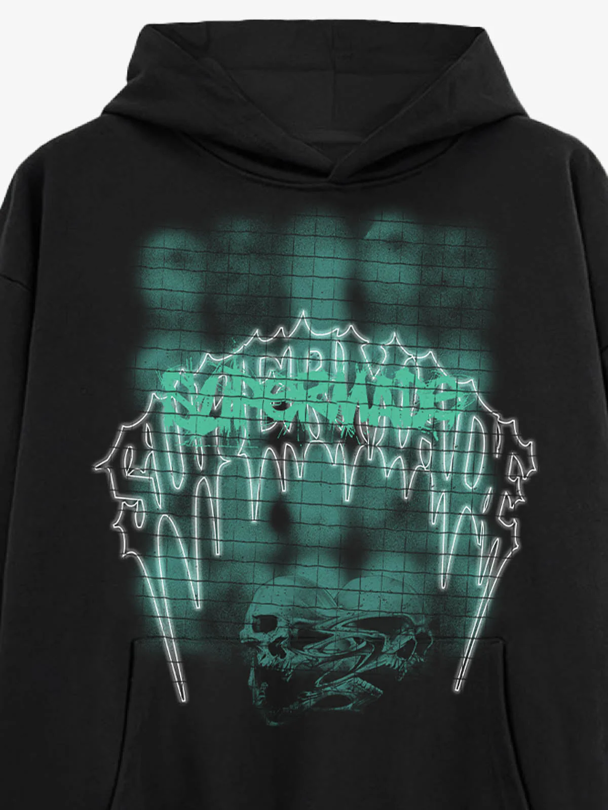 Gothic Skull Graphic Hoodie - Image 8