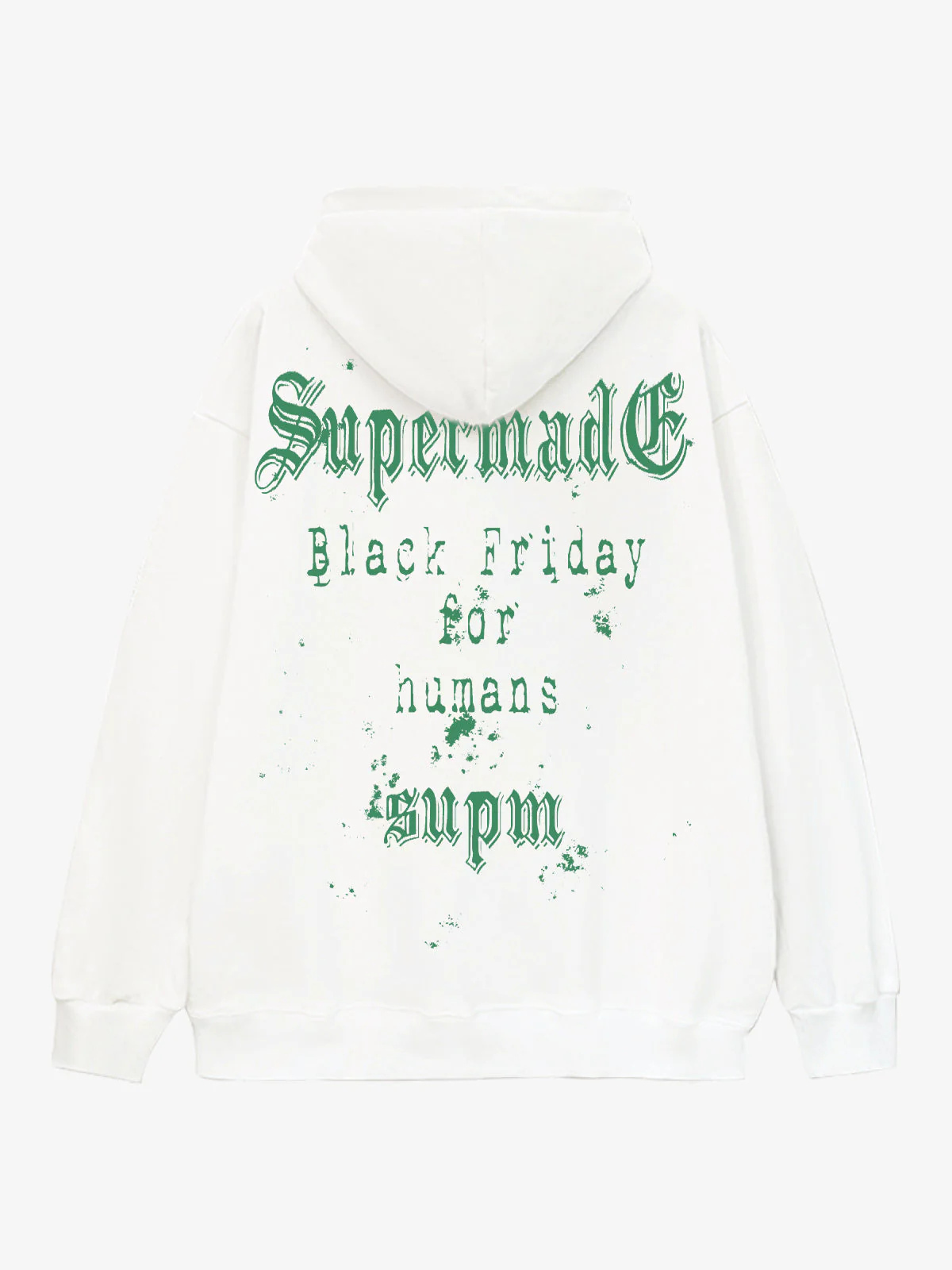 Gothic Skull Spider Web Graphic Hoodie - Image 6