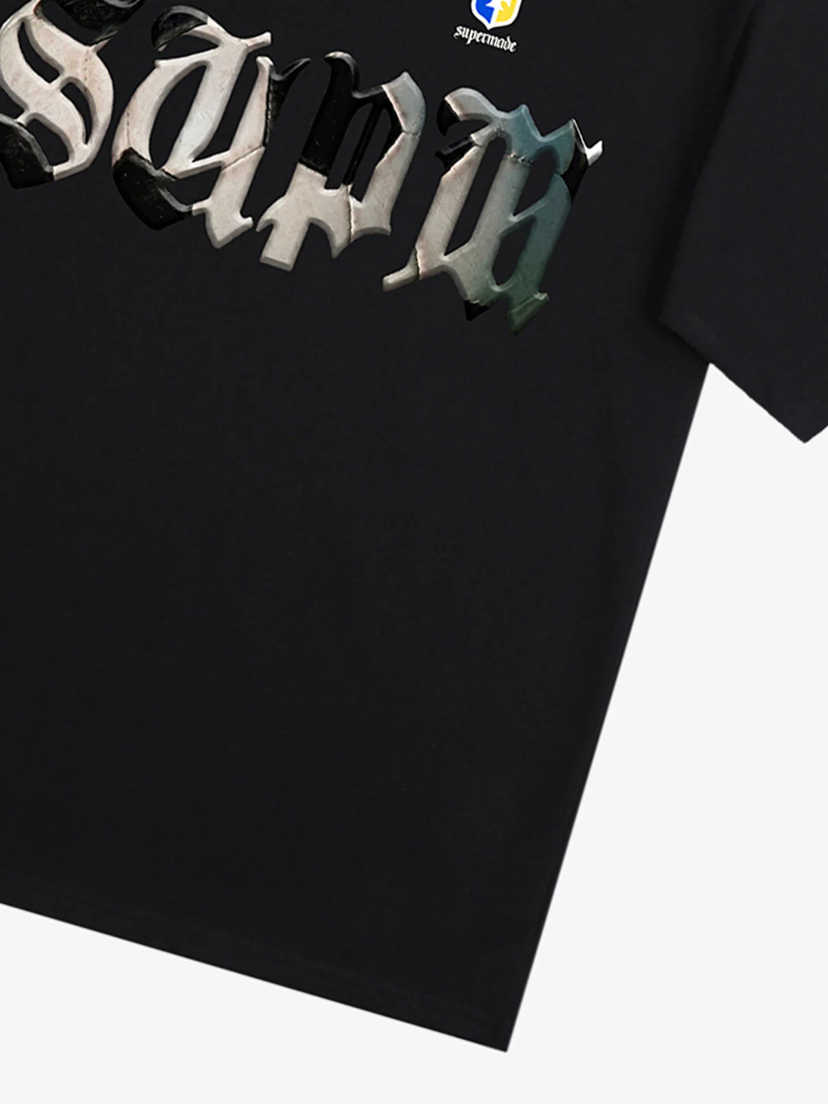 Gothic "SUPM" Soccer Graphic T-Shirt - Image 6