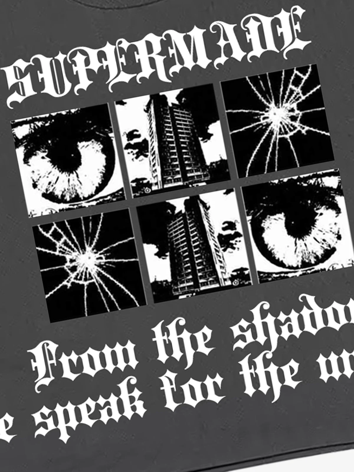 Gothic Text Graphic Cut-Off Sleeveless T-Shirt - Image 8