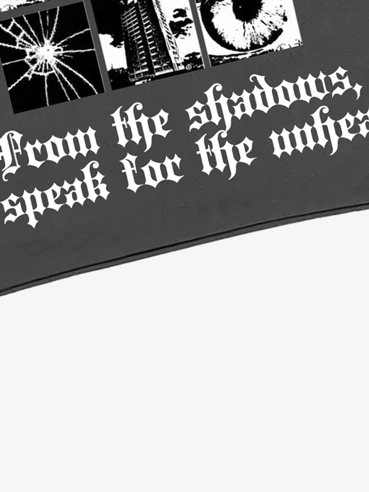 Gothic Text Graphic Cut-Off Sleeveless T-Shirt - Image 9