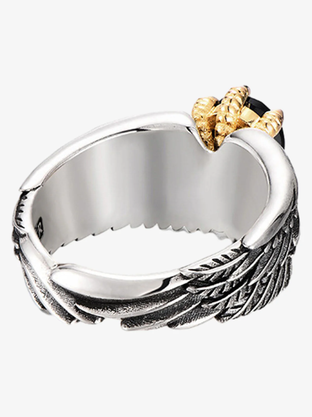 Gothic Wing Stone Ring - Image 3