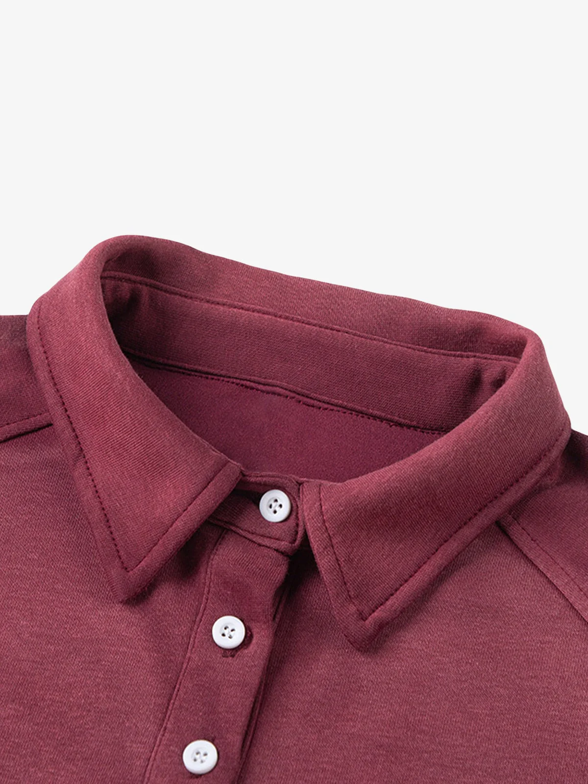 Gradient Print Lapel Long-sleeved Sweatshirt - Image 7