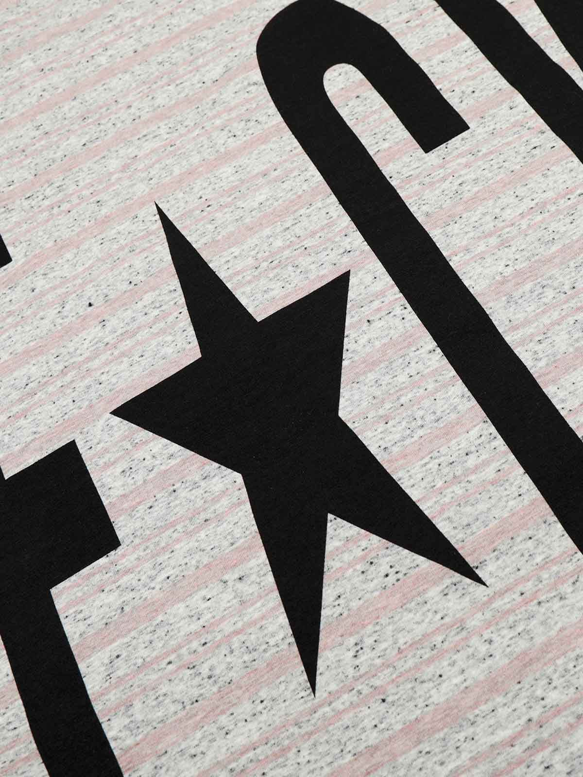 Graphic Letter Star Print Long Sleeve T-Shirt - Image 6