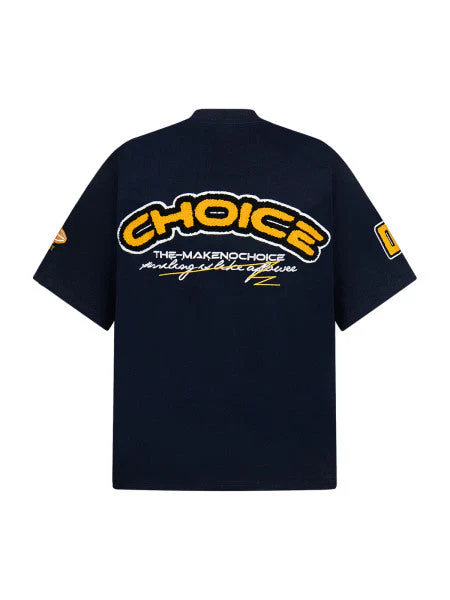 Heavy Embroidery Patch Embroidered T-Shirt - Image 11