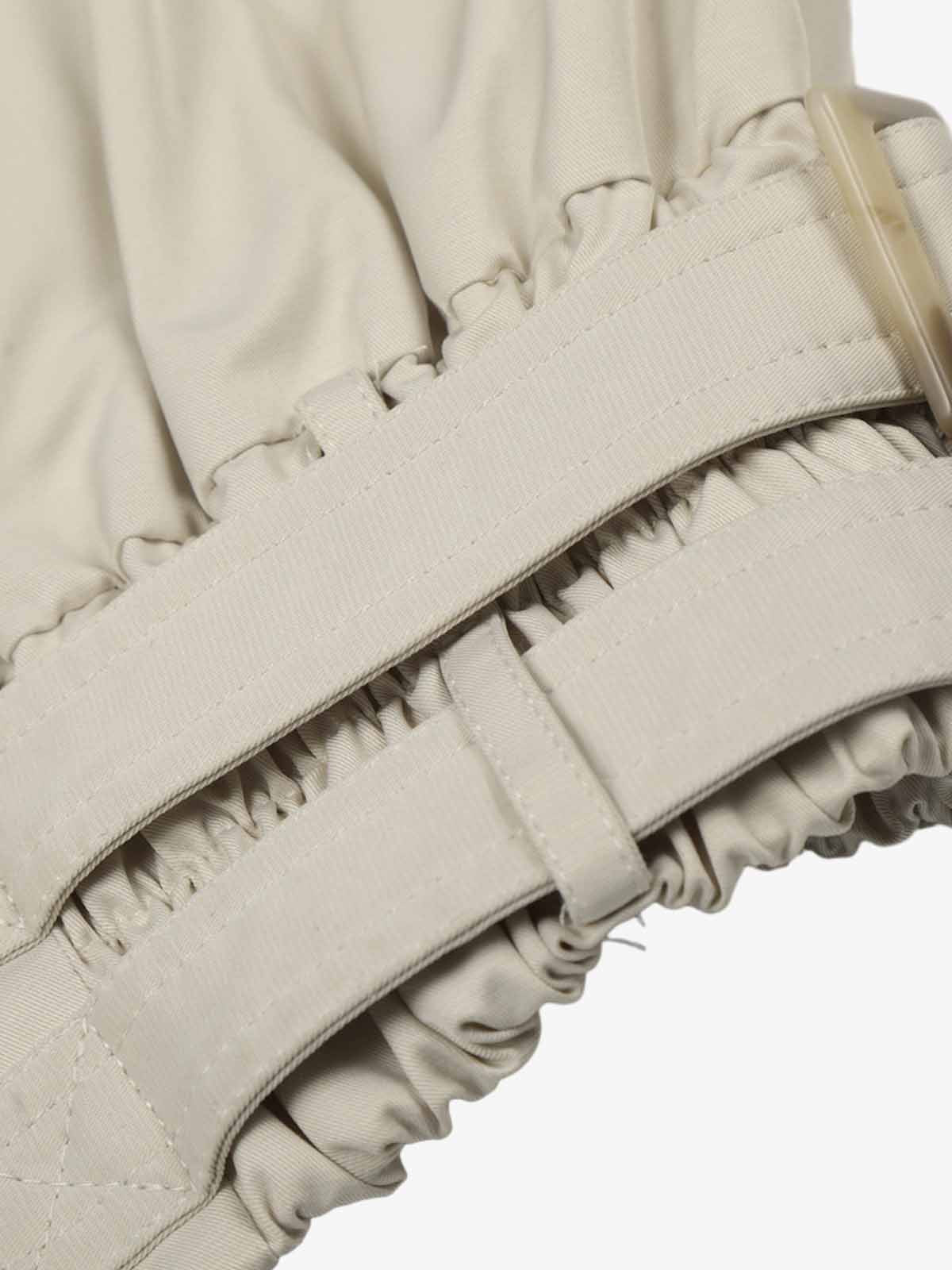 High Neck Belted Utility Cropped Jacket - Image 9