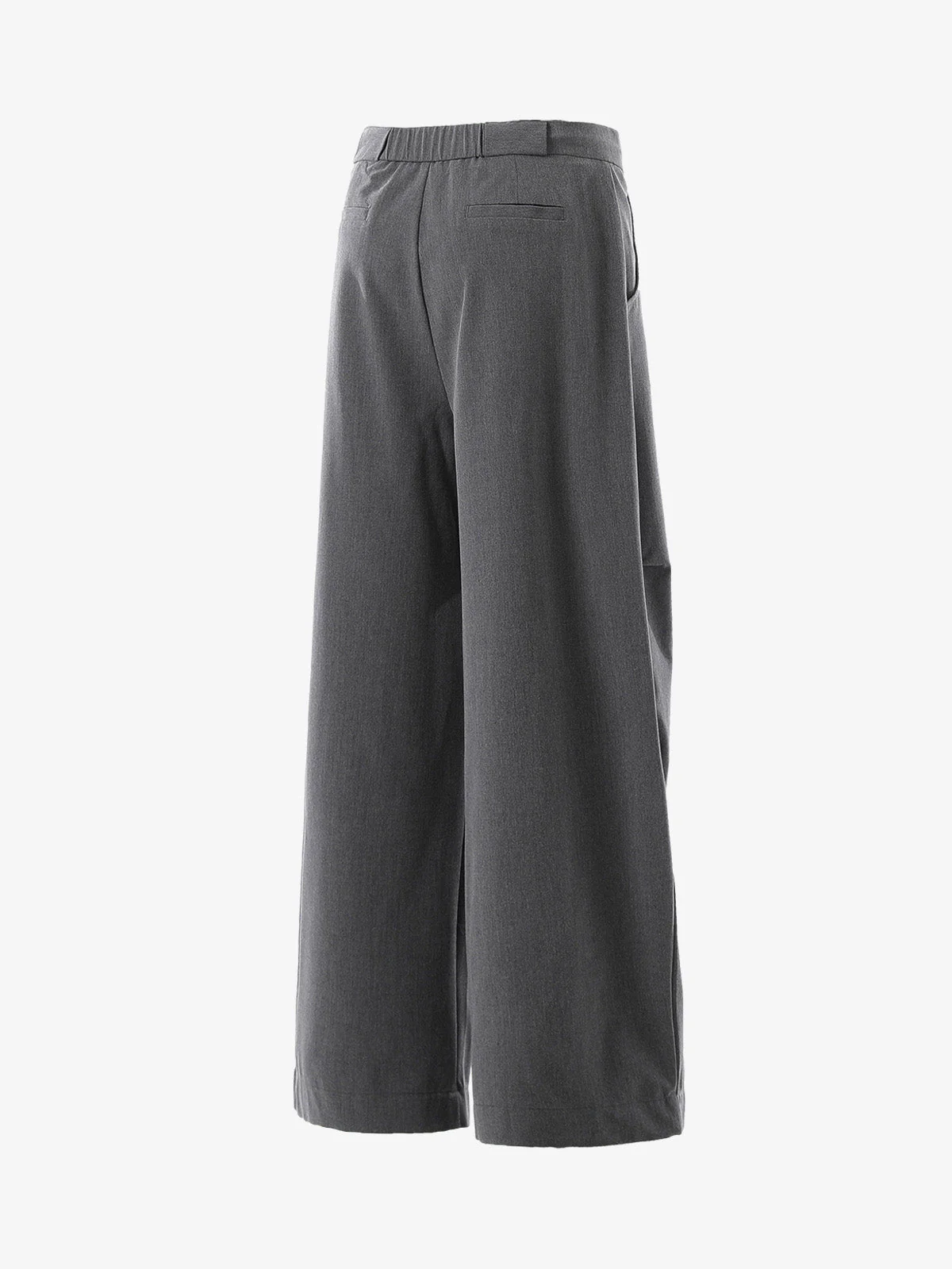 High Street Drawstring Design Pleated Flared Scimitar Pants - Image 3