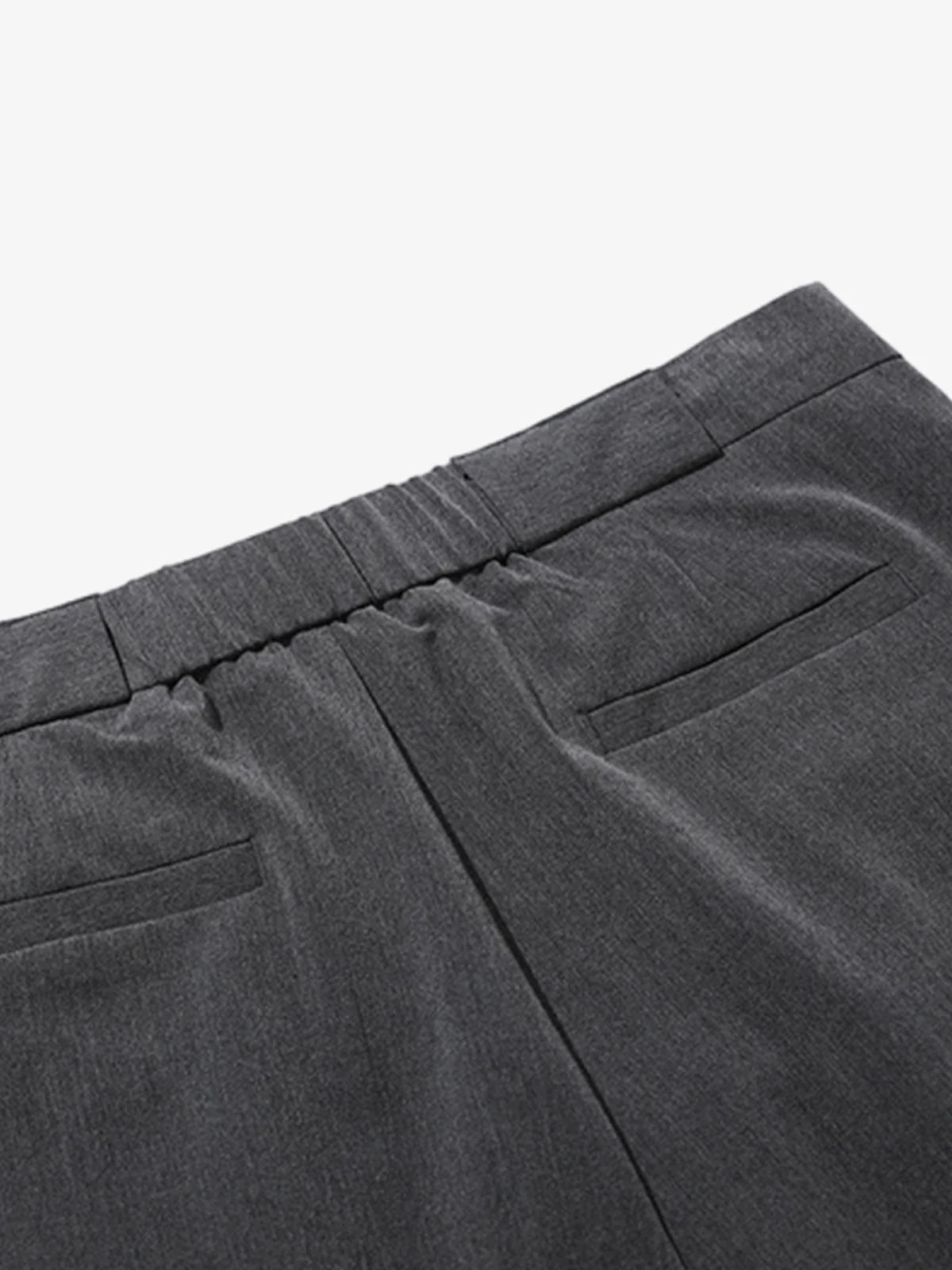 High Street Drawstring Design Pleated Flared Scimitar Pants - Image 5