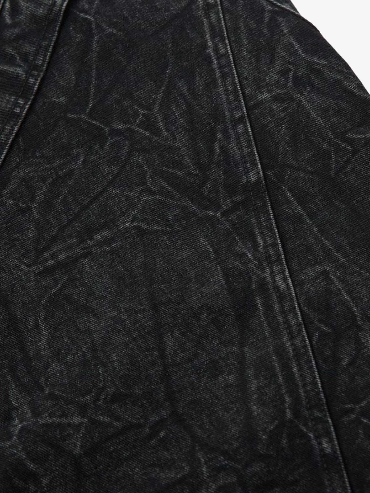 High Street Functional Structured Design Tie-Dye Baggy Jeans - Image 11