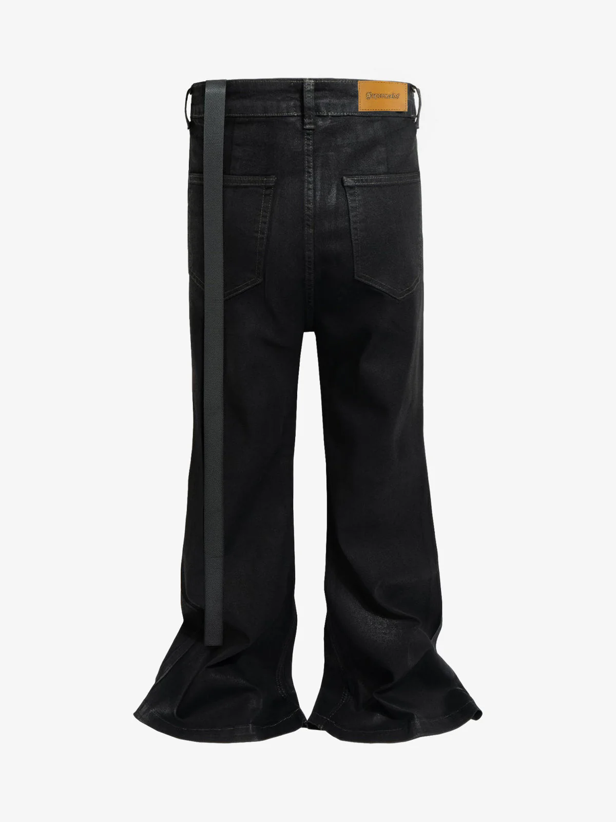 High Street RO Coated Washed Slightly Flared Jeans - 2508 - Image 2