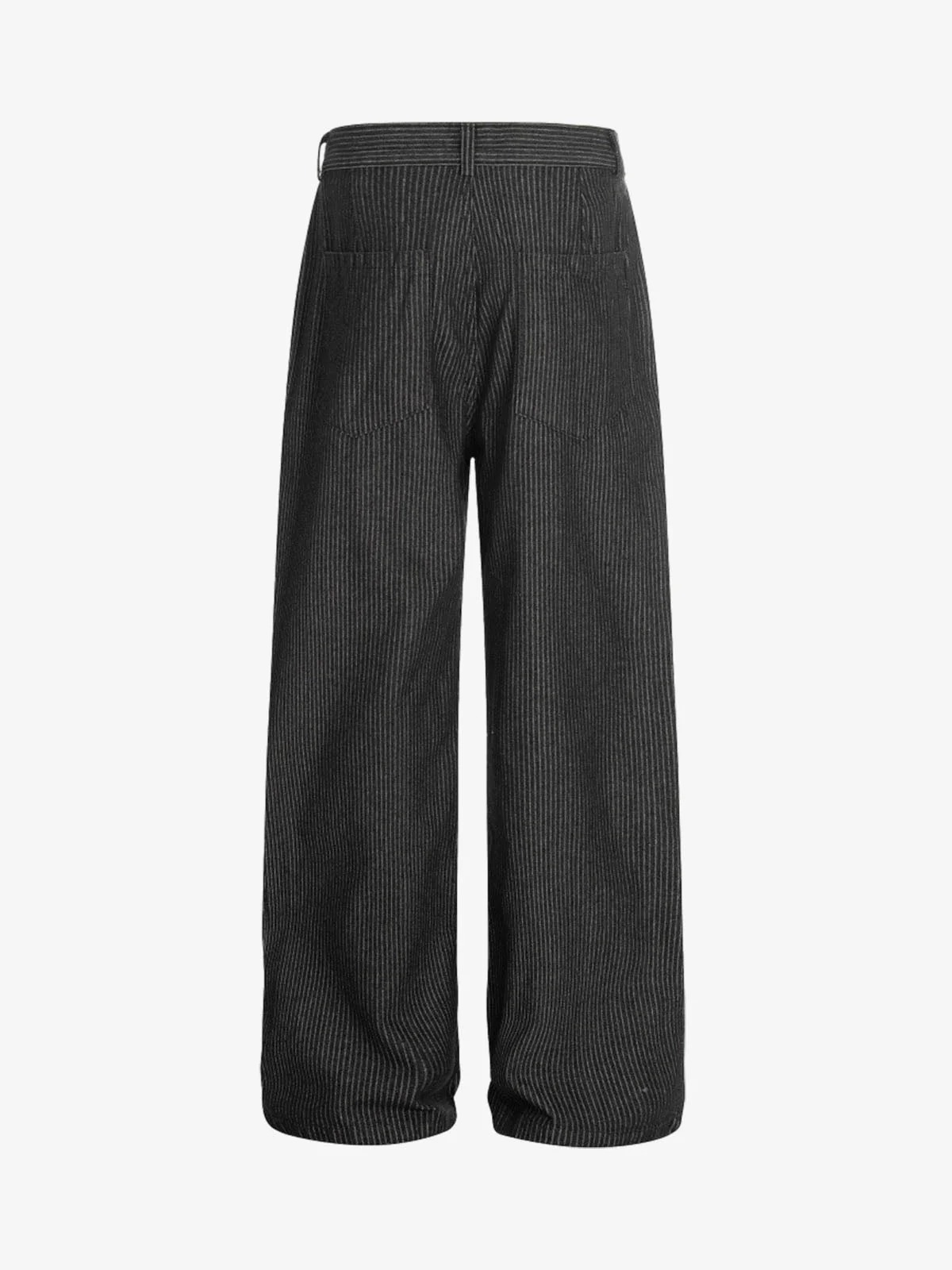High Waist Pleated Wide Leg Jeans - Image 5