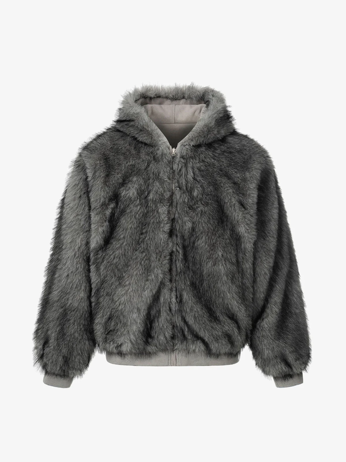 Street Fur Reversible Hooded Jacket - 2493 - Image 12