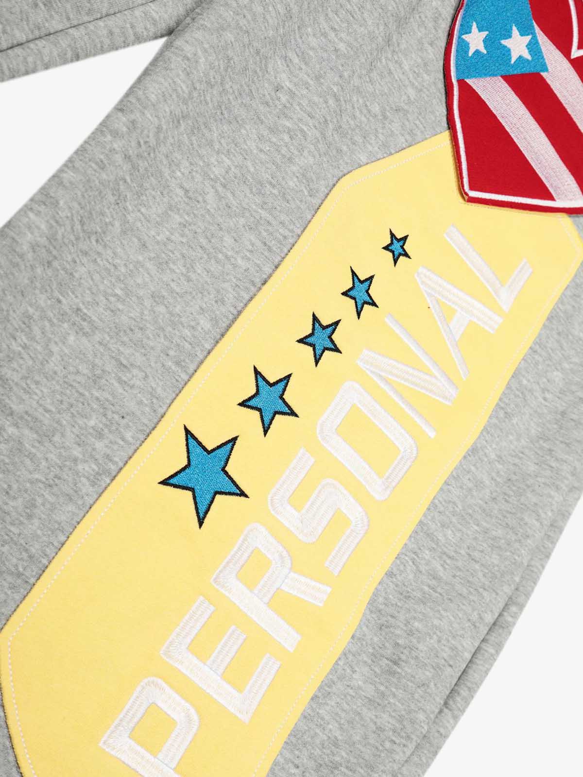 Hip-Hop Patch Embroidered Wide-Leg Sweatpants - Image 7