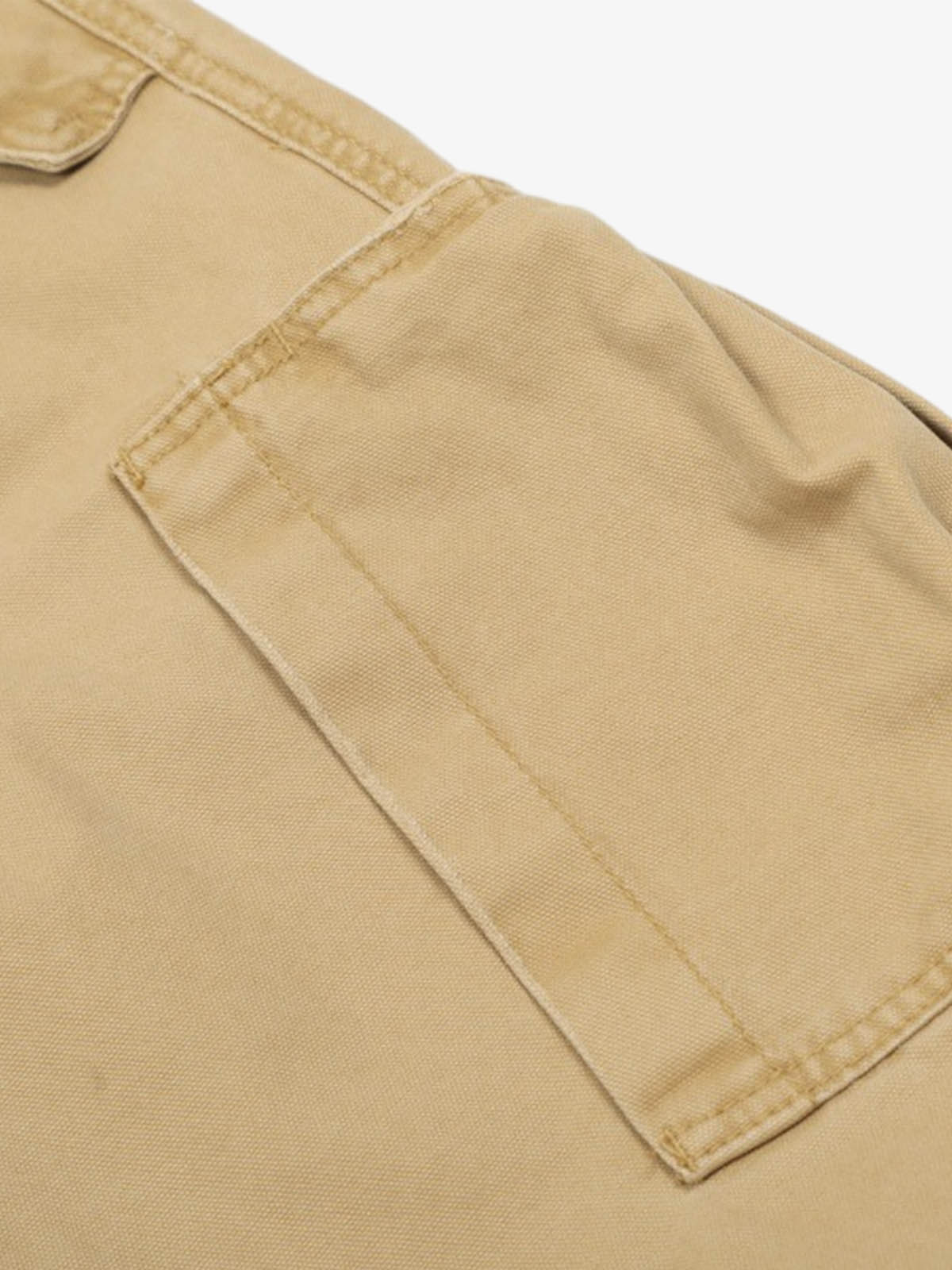 Cotton Hole Patch Pleated Multi-Pocket Cargo Casual Pants - Image 7