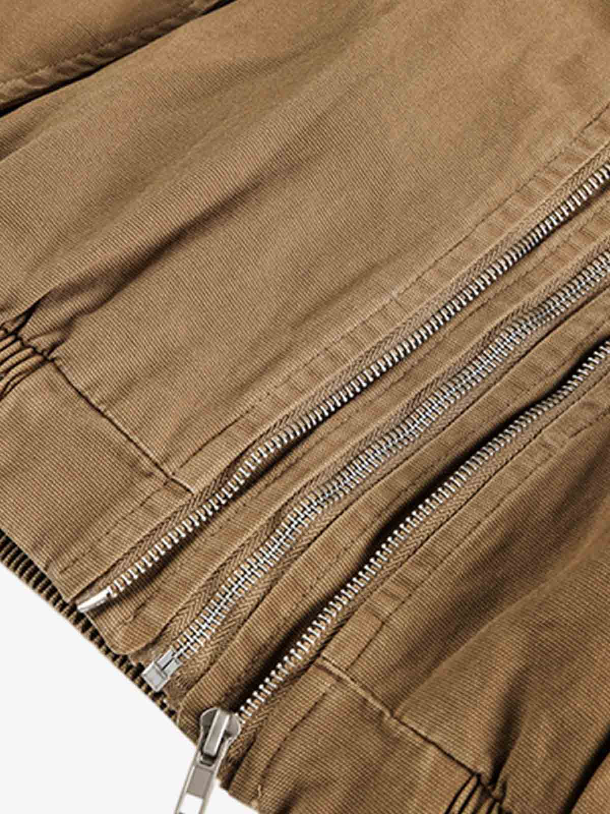 Hooded Workwear Multi Pocket Zip Jacket - Image 7