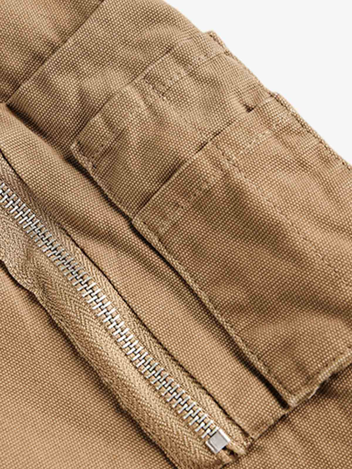 Hooded Workwear Multi Pocket Zip Jacket - Image 8