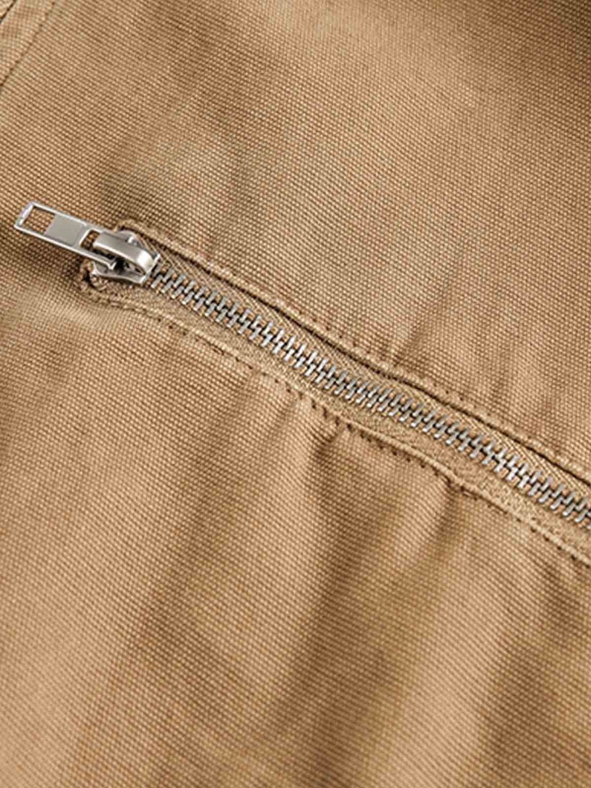 Hooded Workwear Multi Pocket Zip Jacket - Image 9