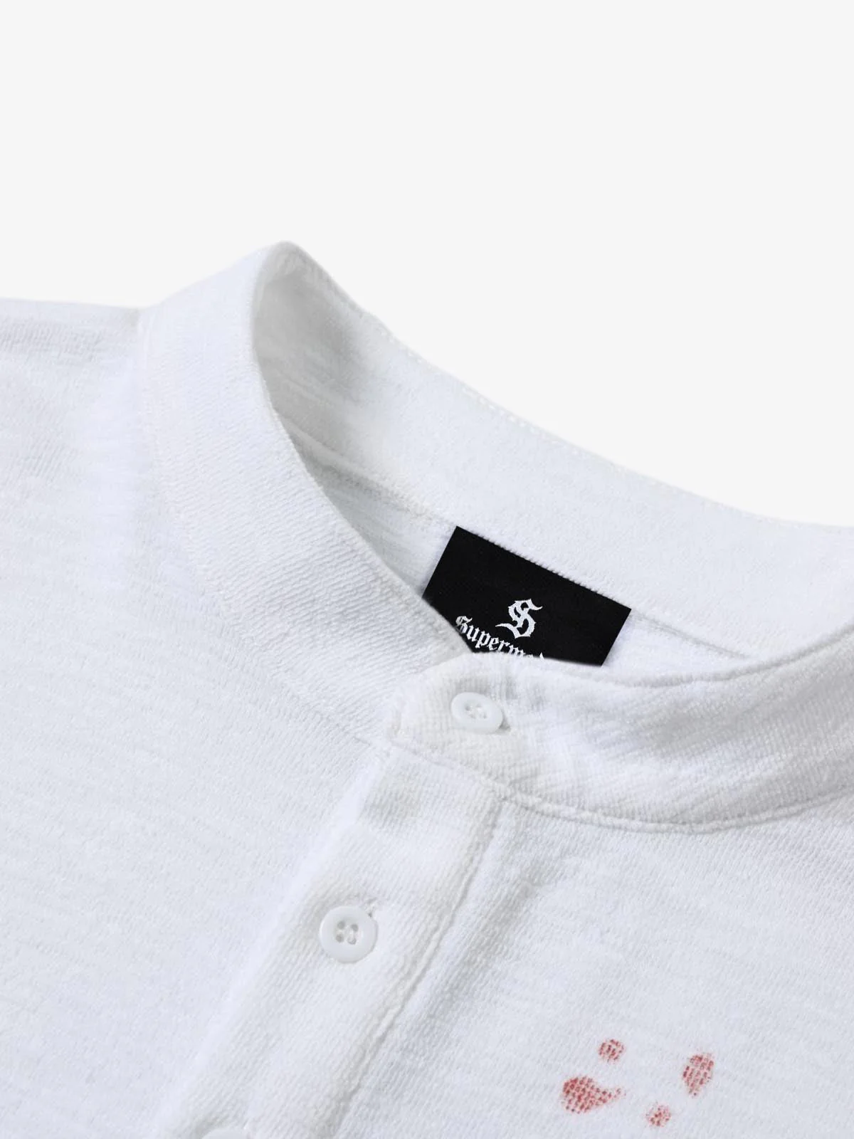 Hustle Graphic Print Henley Long Sleeve T-Shirt - Image 10