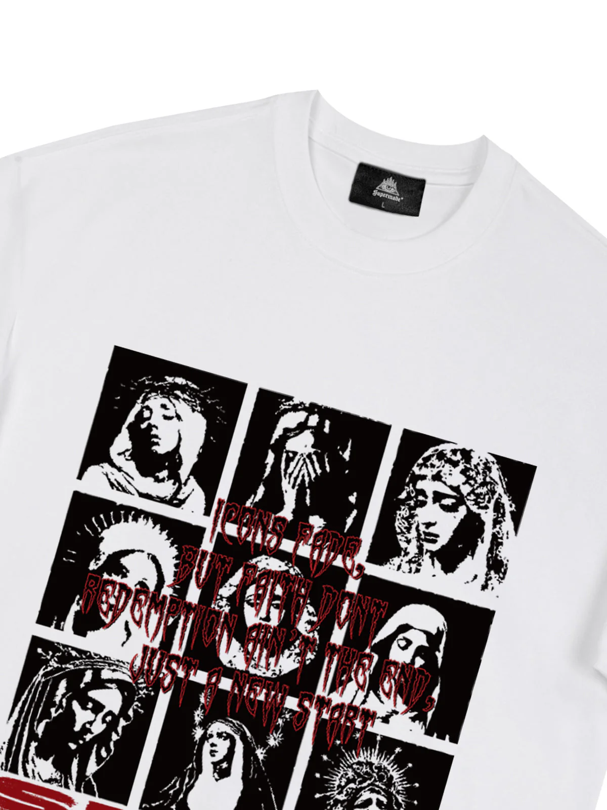 Original Saint Slogan Graphic T-Shirt - Image 12