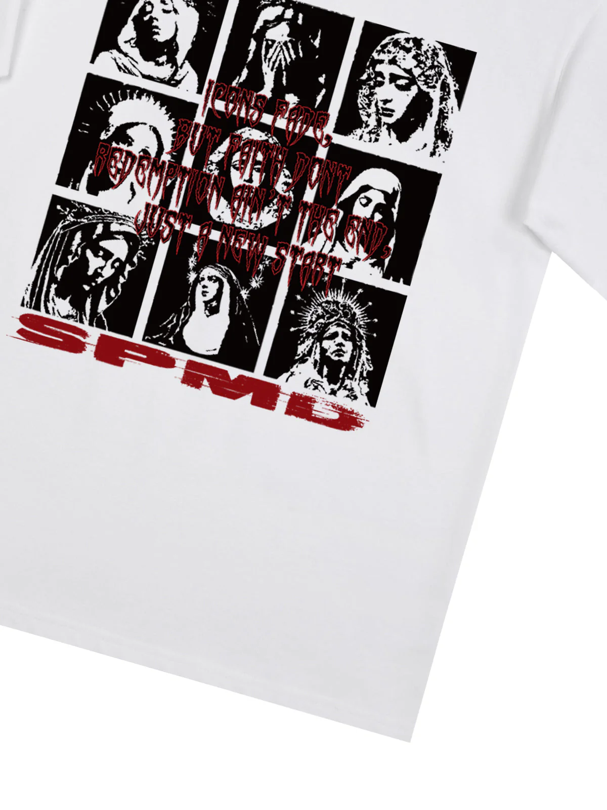Original Saint Slogan Graphic T-Shirt - Image 15