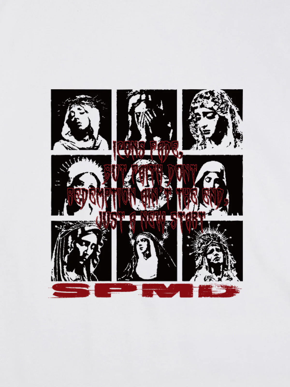 Original Saint Slogan Graphic T-Shirt - Image 17