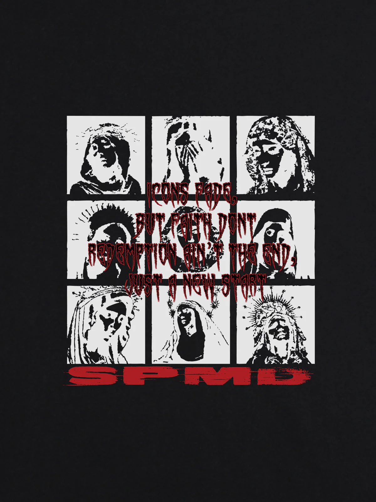 Original Saint Slogan Graphic T-Shirt - Image 19