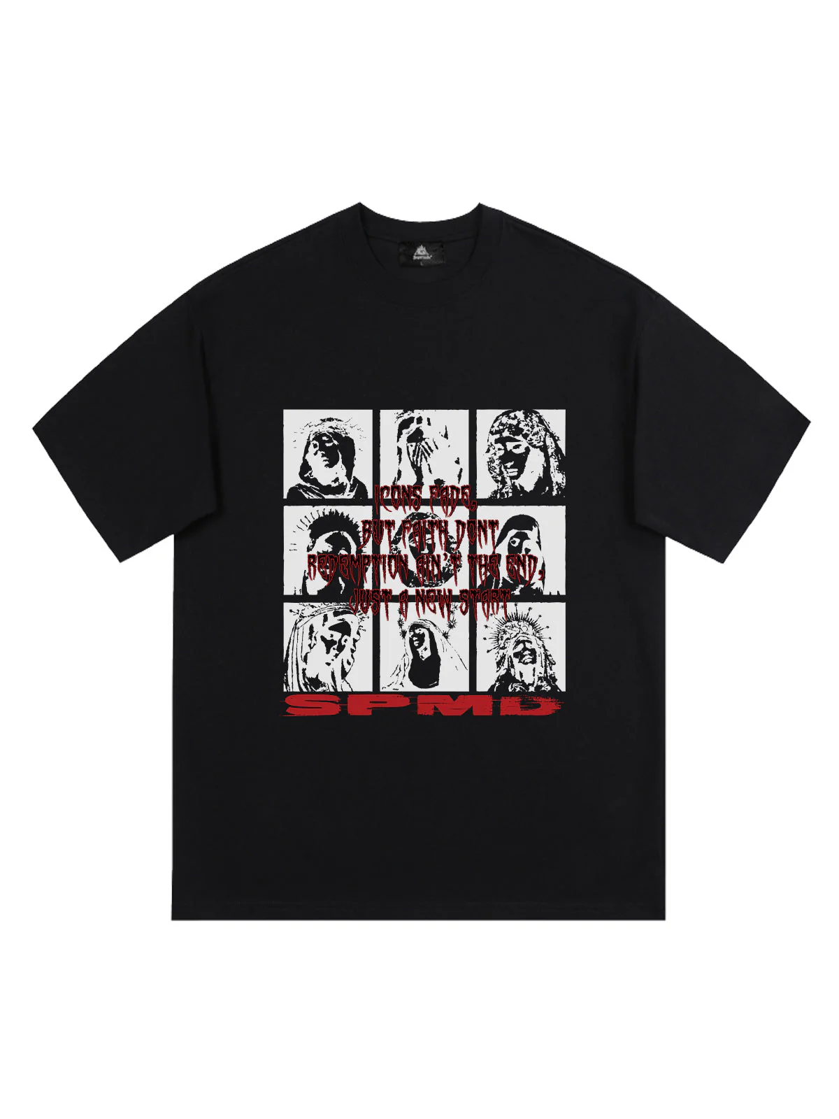 Original Saint Slogan Graphic T-Shirt - Image 3