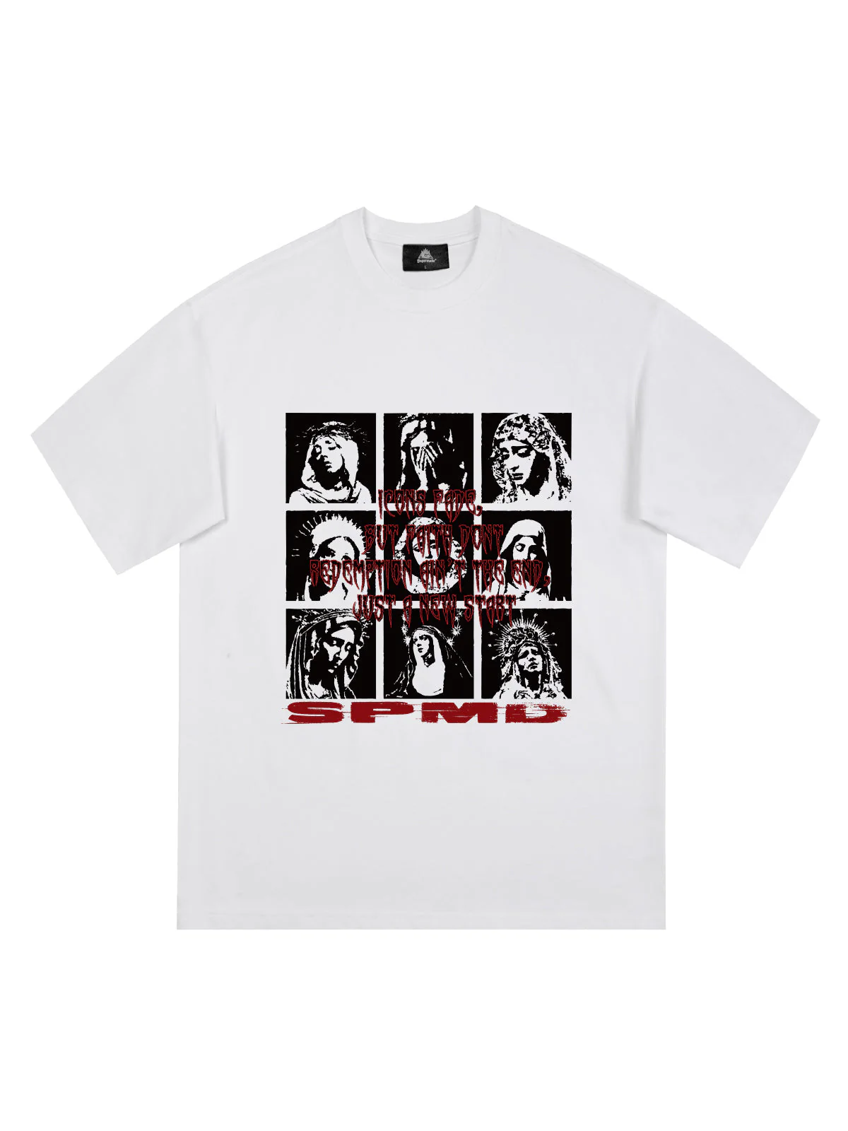 Original Saint Slogan Graphic T-Shirt - Image 4