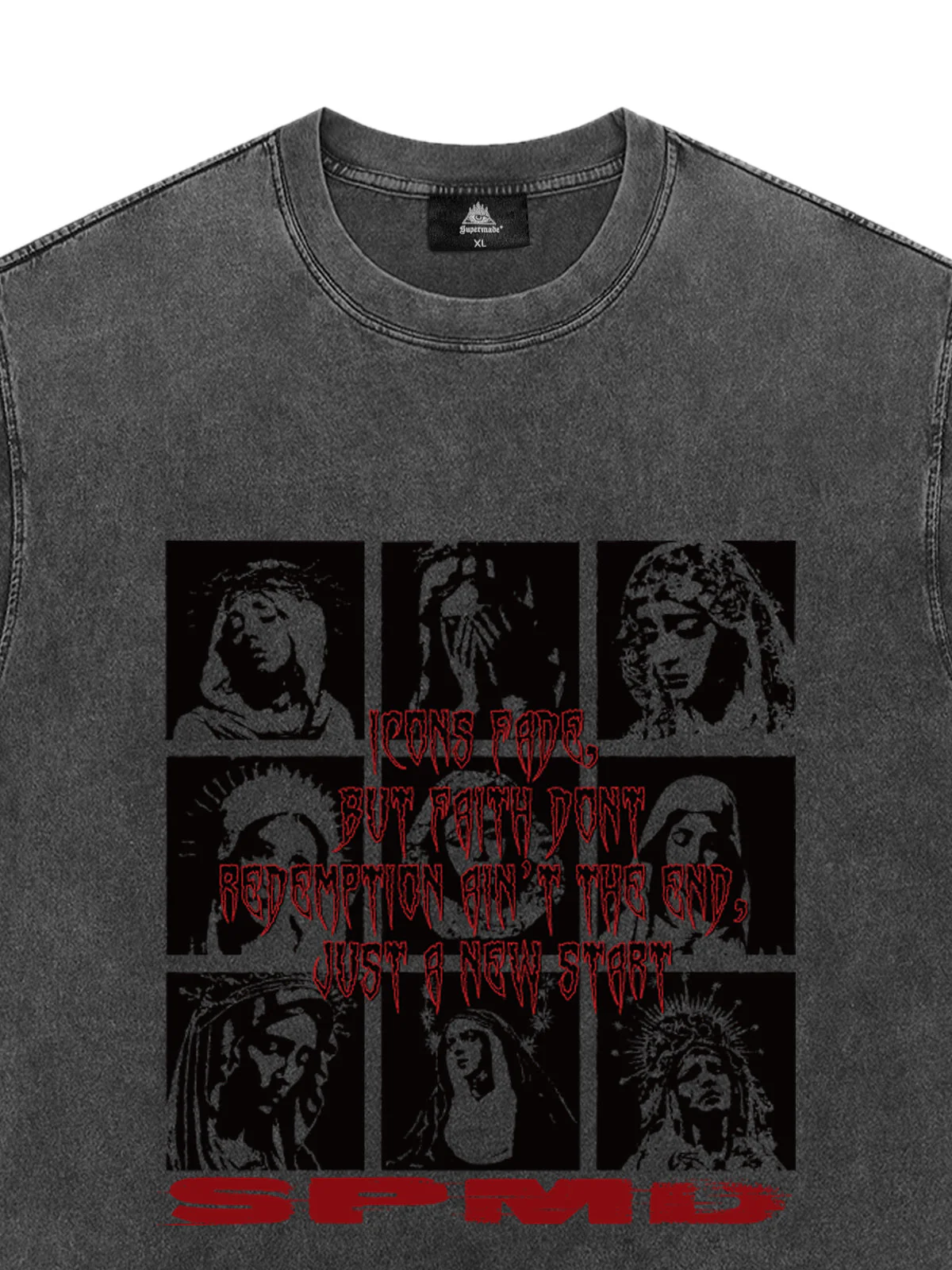 Original Saint Slogan Graphic T-Shirt - Image 6