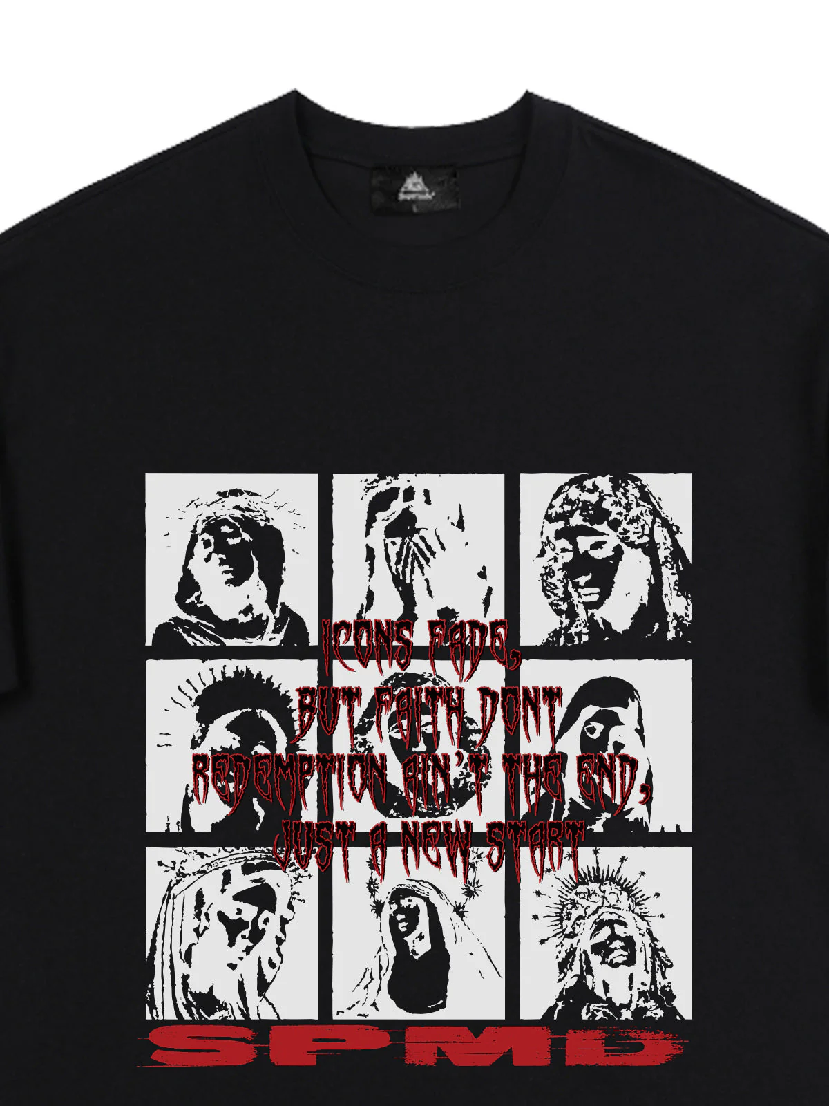 Original Saint Slogan Graphic T-Shirt - Image 7
