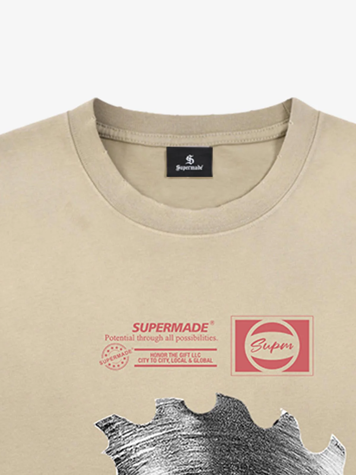 Industrial Saw Blade Graphic T-Shirt - Image 7