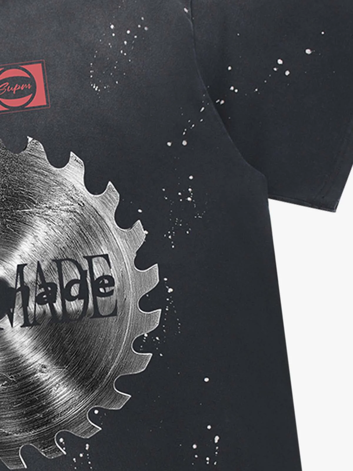 Industrial Saw Blade Graphic T-Shirt - Image 8