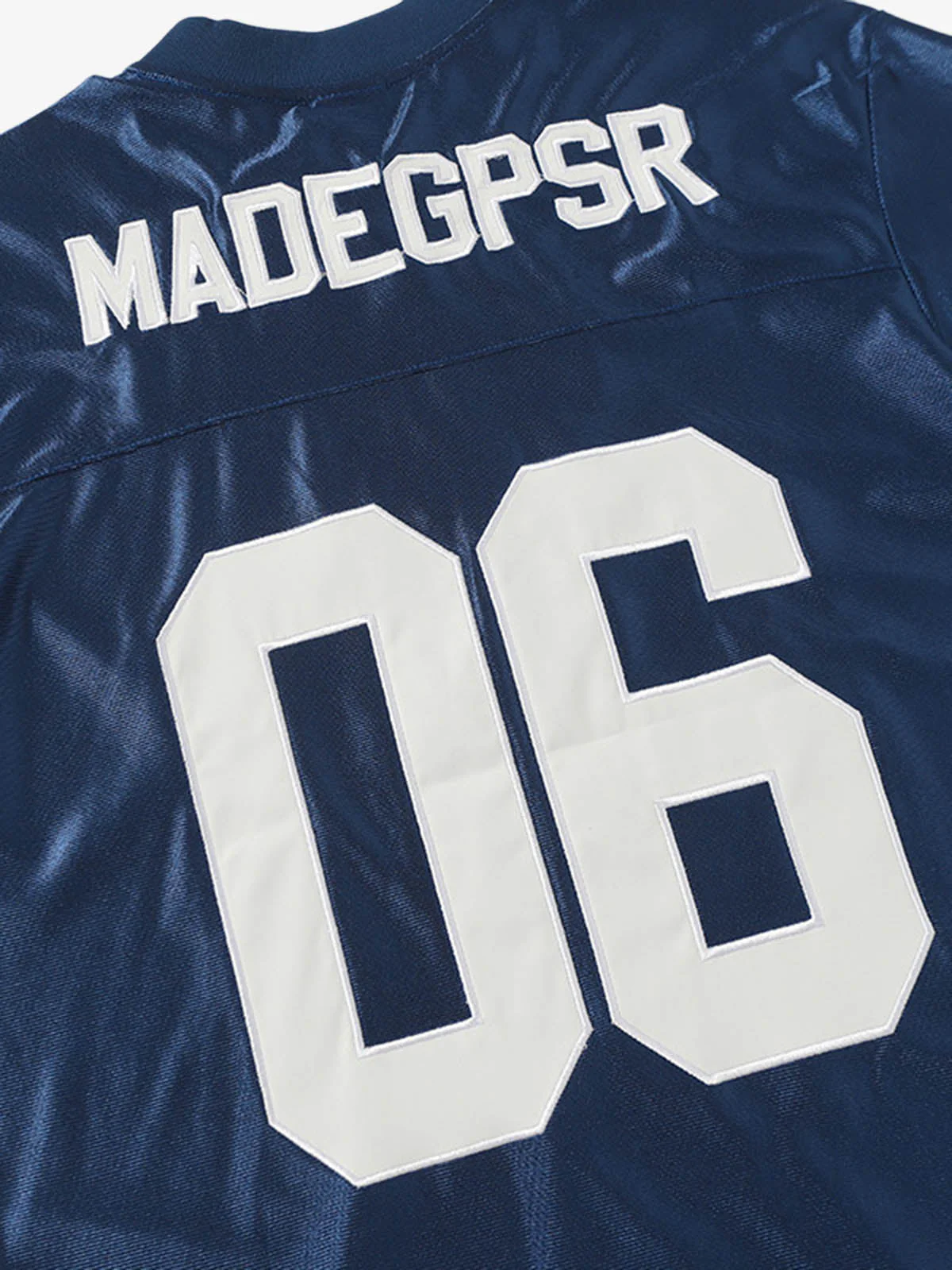 Jersey Loose Satin 06 Stitching Sports T-Shirt - Image 9