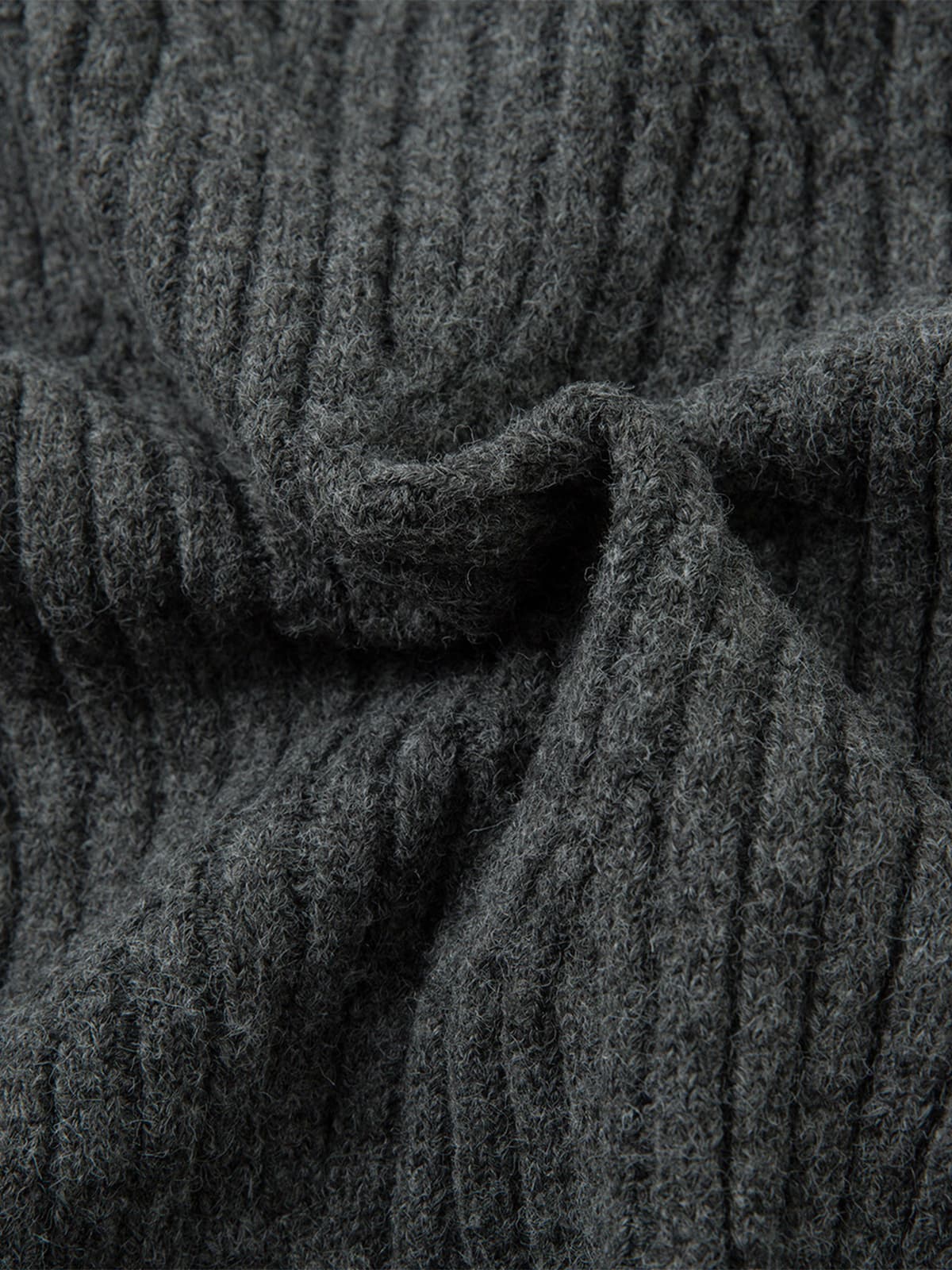 Knitted Distressed Diamond Pattern Raw Edge Sweater - Image 13