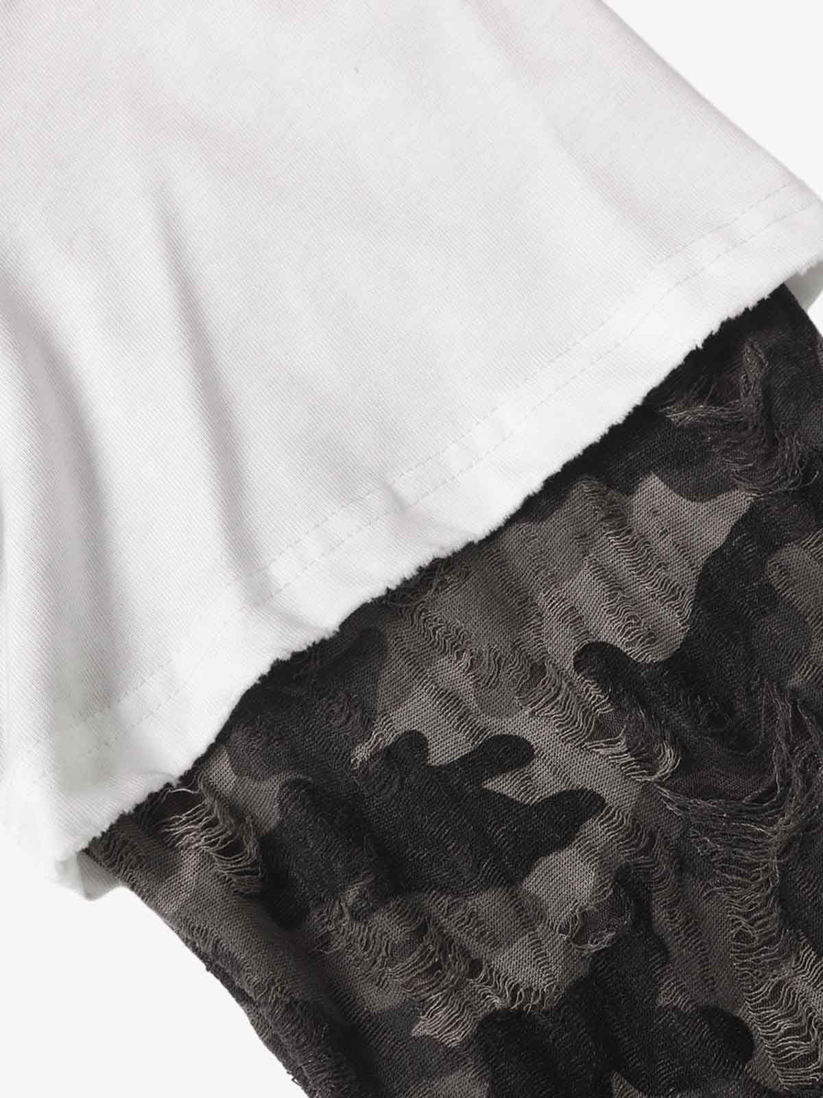 Layered Leopard Horse Graphic Long Sleeve T-Shirt - Image 9