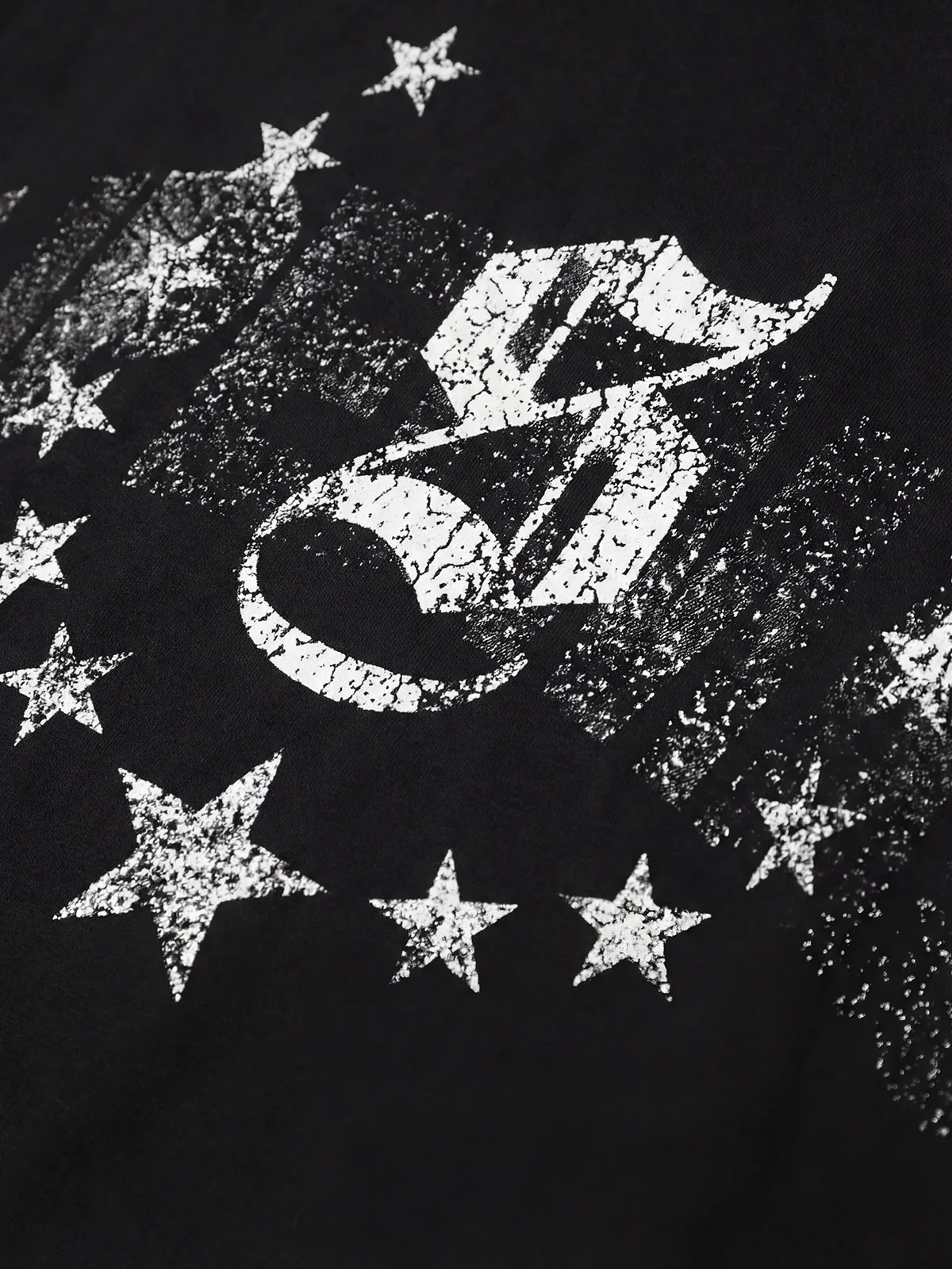 Layered Star Graphic Distressed T-Shirt - Image 6