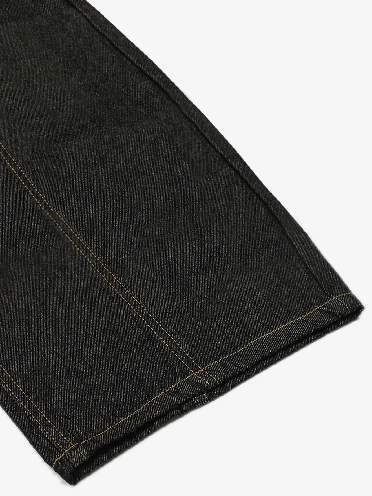 Leopard Patch Embroidered Curved-Leg Jeans - Image 8