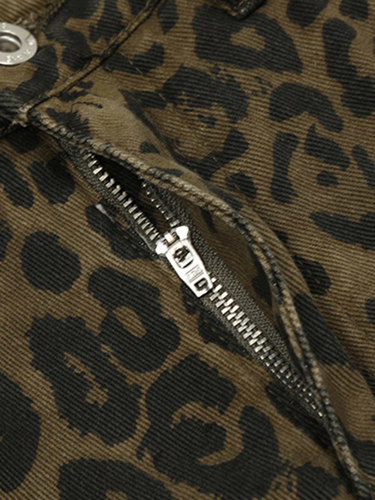 Leopard Print Cotton Wide Leg Jorts - Image 6