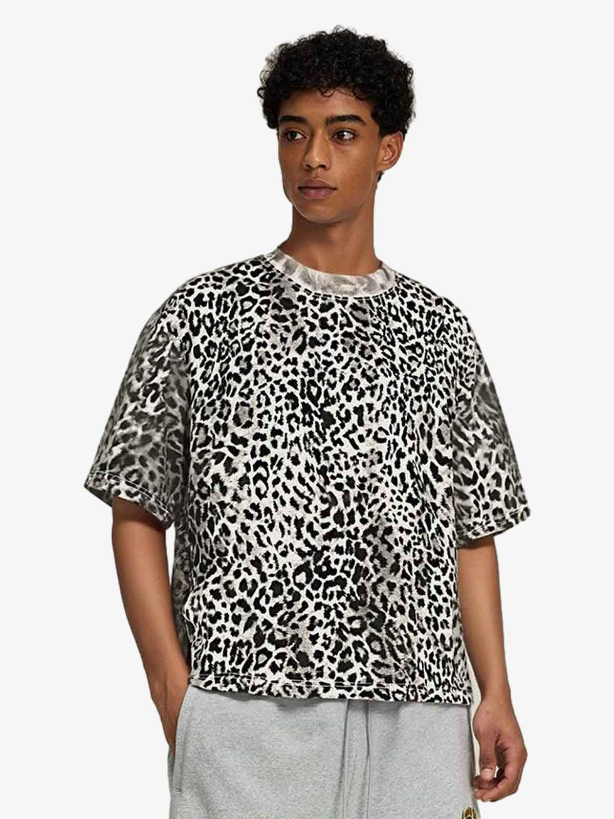Leopard Print Oversized T-Shirt
