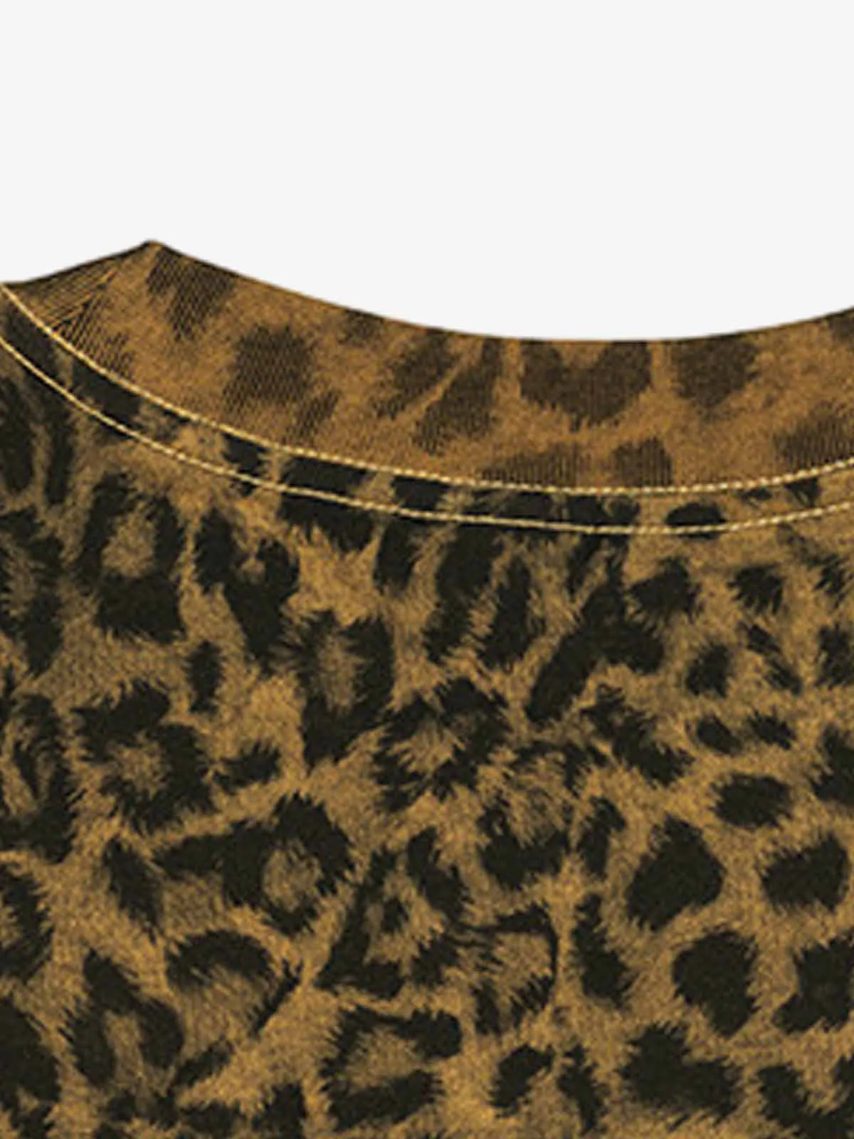 Leopard Print Oversized T-Shirt - Image 11