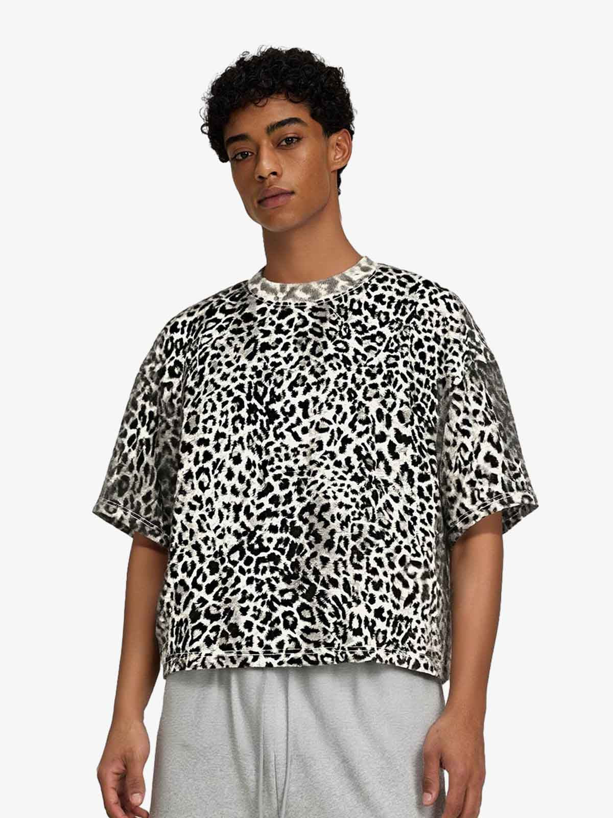 Leopard Print Oversized T-Shirt - Image 4