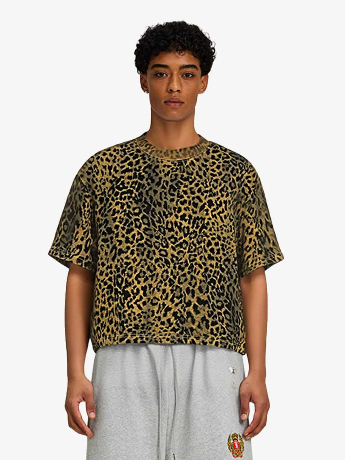 Leopard Print Oversized T-Shirt - Image 5