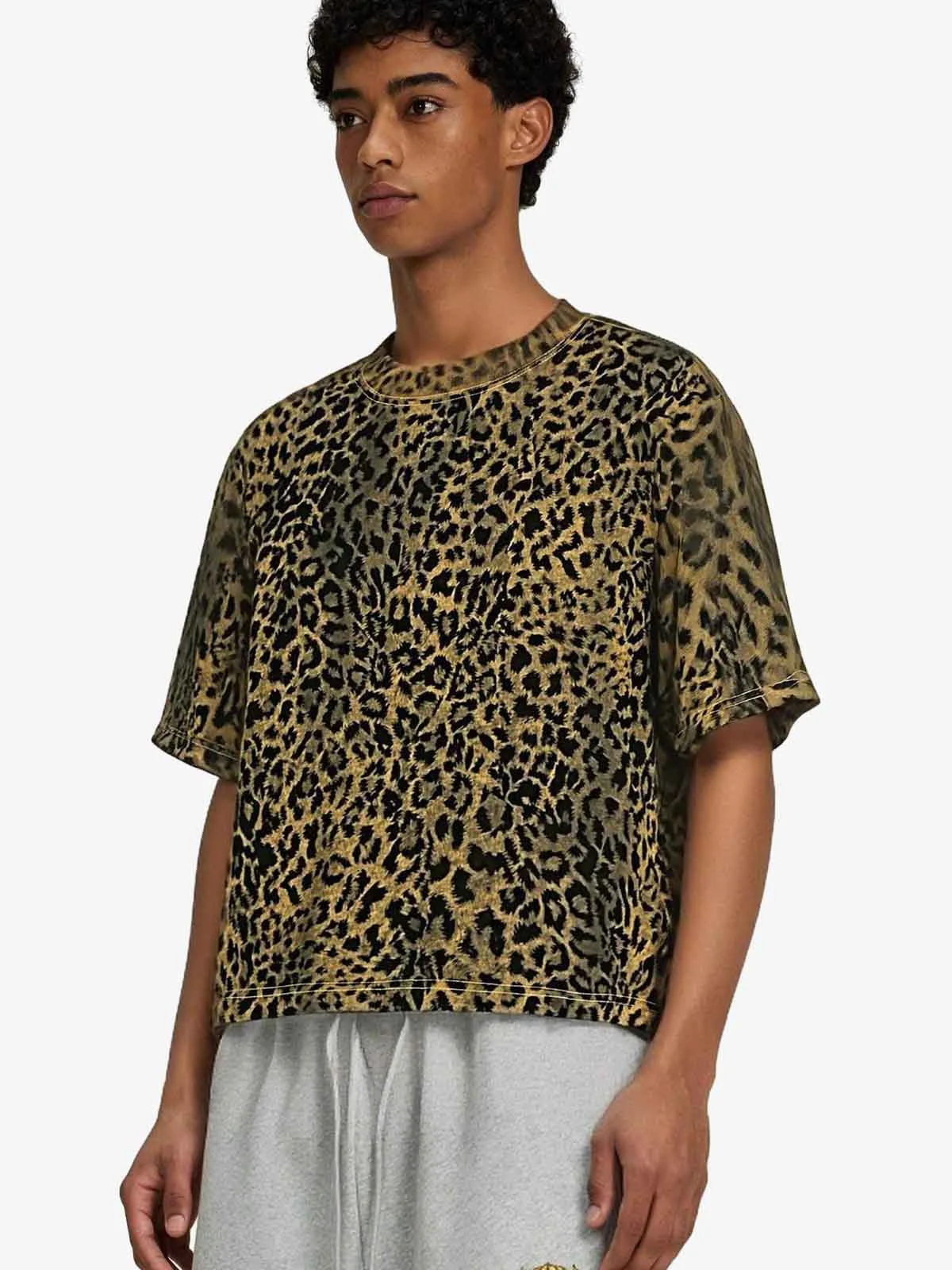 Leopard Print Oversized T-Shirt - Image 6
