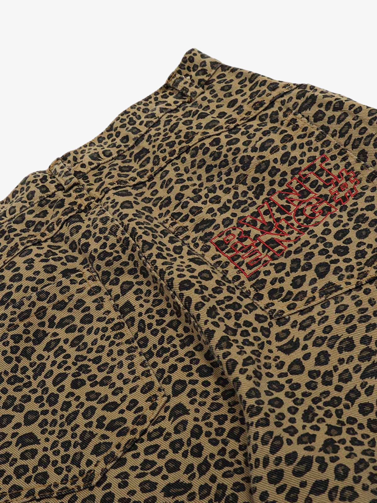 Cheetah Print Barrel Pants - 2416 - Image 6
