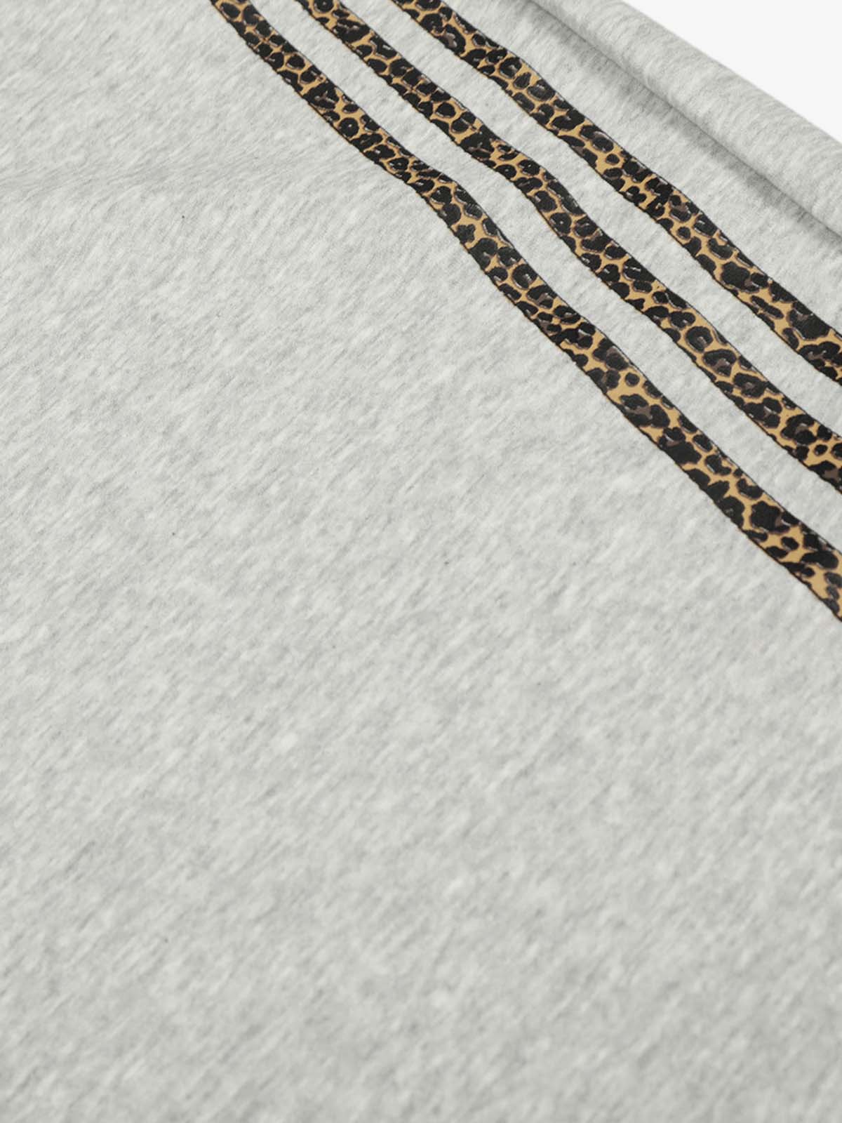 Leopard Stripe Charm Wide Leg Drawstring Sweatpants - Image 12